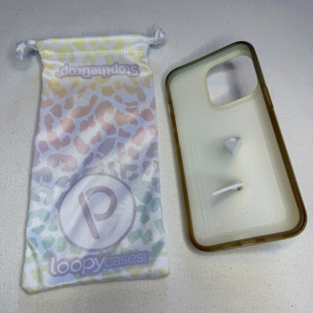 Loopy‎ Case iPhone 11 Pro White Opal Leopard Righty with Bag - Picture 2 of 4